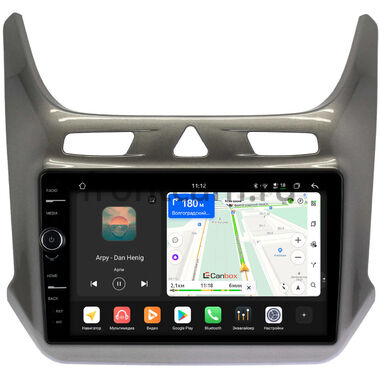 Chevrolet Cobalt 2 2011-2026 (серый глянец) Canbox PRO-Line 7876-9446 на Android 13 (4G-SIM, 12/256, DSP, QLed)