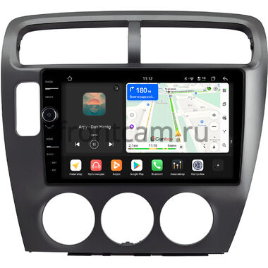Honda Civic 7 2000-2006 (для авто с кондицыонером, левый руль, серая) Canbox PRO-Line 7875-9-1483 на Android 13 (4G-SIM, 8/256, DSP, QLed)