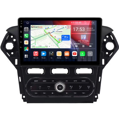 Ford Mondeo 4 2006-2010 (черная, Тип 2) Canbox RS10-2185 1.5/32 встроенный климат на Android 10 (IPS, DSP, CarPlay)