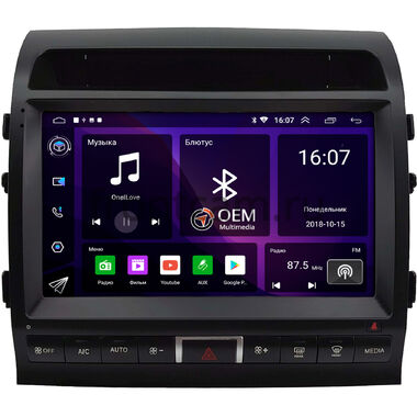 Toyota Land Cruiser 200 2013-2015 (Тип B, матовая) OEM RK10-0239 на Android 10 (CarPlay, AHD, 1/32)