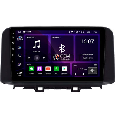 Hyundai Kona 2017-2020 OEM RK10-0342 на Android 10 IPS