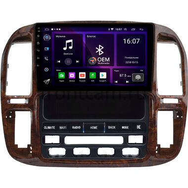 Toyota Land Cruiser 100 1998-2002 (для авто с цвет. экраном) OEM RK9-0441 на Android 10 (CarPlay, AHD, 1/32)