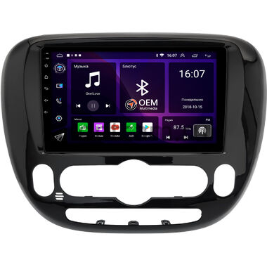 Kia Soul 2 2013-2019 (глянцевая, с климат-контролем, Тип 2) OEM RK9-0662 на Android 10 (CarPlay, AHD, 1/32)