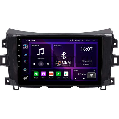 Nissan Navara (Frontier) 4 (D23) 2014-2024 (глянцевая) OEM RK9-1340 на Android 10 IPS