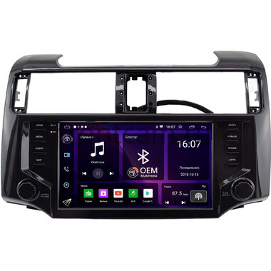 Toyota 4Runner 5 2009-2013 (черная, глянцевая) OEM RK9-2227 на Android 10 (CarPlay, AHD, 1/32)