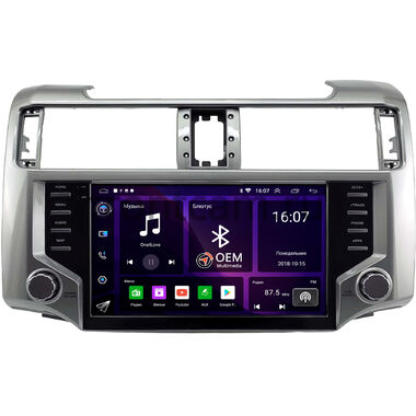 Toyota 4Runner 5 2009-2013 (серебренная, глянцевая) OEM RK9-2229 на Android 10 (CarPlay, AHD, 1/32)