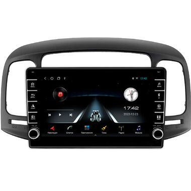 Hyundai Verna (2005-2010) (черная) OEM BGT9-1411 2/32 Android 10