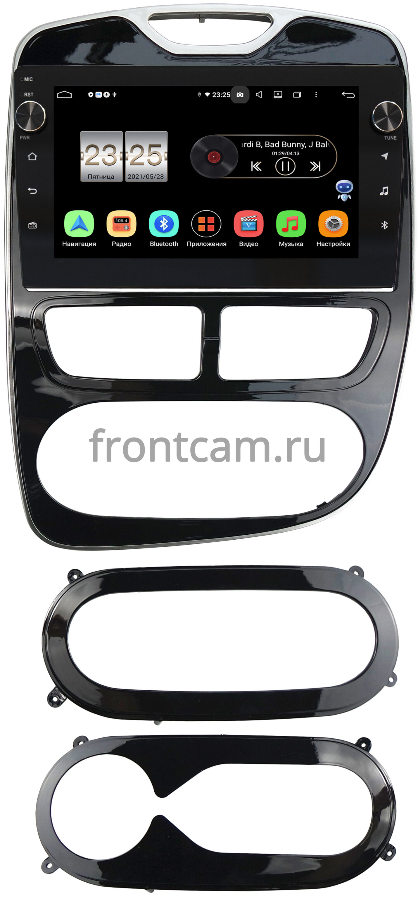 Штатная магнитола OEM BPX610-2807 для Renault Clio 4 (2012-2016) на Android  10 (4/64, DSP, IPS, с крутилками) Купить в городе Москва