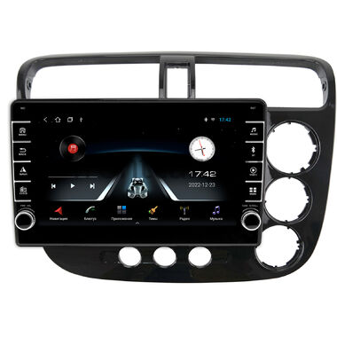 Honda Civic 7 (2000-2006) (с климат-контролем, правый руль) OEM BRK9-9206 1/16 Android 10