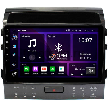 Toyota Land Cruiser 200 2010-2012 для авто с Navi (тип А) OEM GT10-1203 2/16 на Android 10