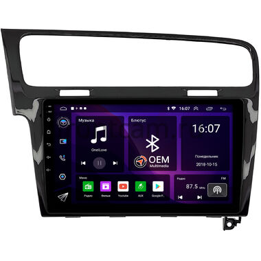 Volkswagen Golf 7 (2012-2020) (глянцевая) OEM GT10-469 2/16 на Android 10