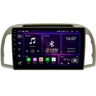 Nissan March (K12), Micra (K12) (2002-2010) OEM GT9-1354 2/16 на Android 10
