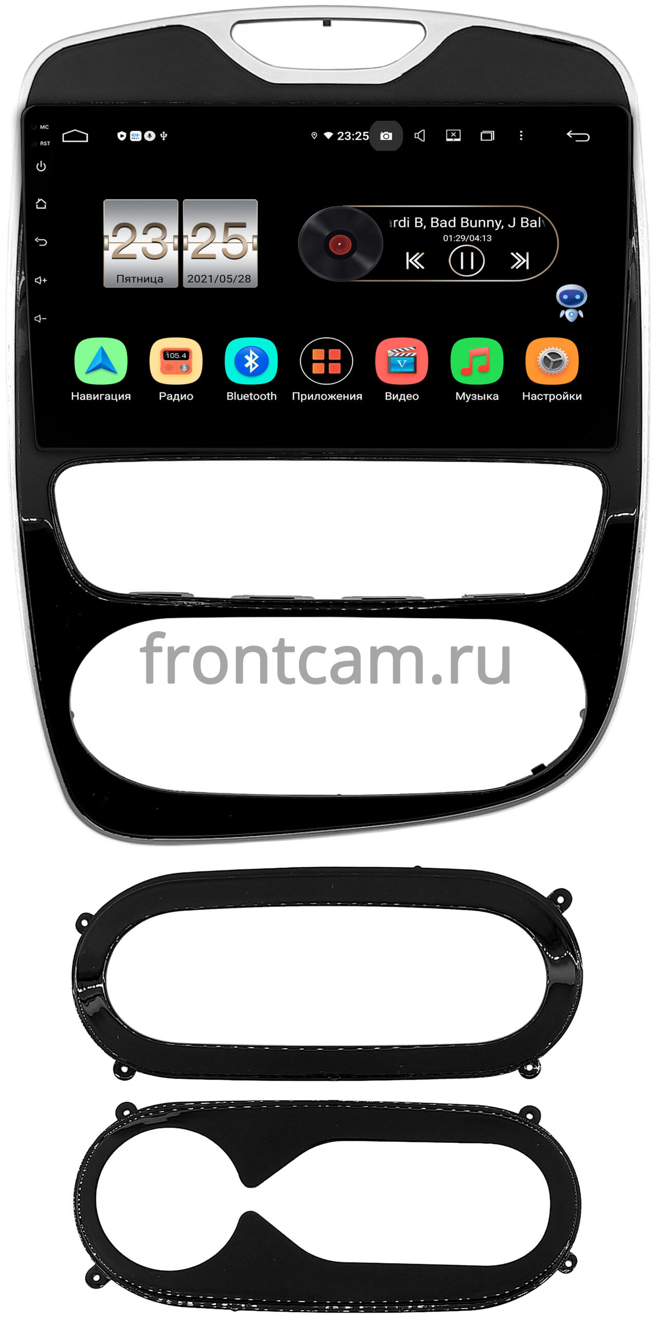 Штатная магнитола OEM PX610-2808 для Renault Clio 4 (2016-2019) на Android  10 (4/64, DSP, IPS) Купить в городе Москва