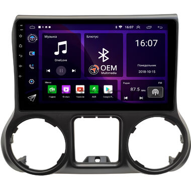 Jeep Wrangler 3 (JK) 2014-2018 OEM RK10-0010 на Android 10 IPS