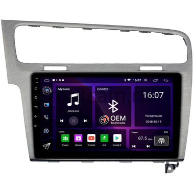 Volkswagen Golf 7 2012-2020 (серая) OEM RK10-048 на Android 10 IPS