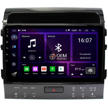 Toyota Land Cruiser 200 (2007-2009) для авто с NAVI (тип С) OEM RK10-1201 на Android 10 IPS