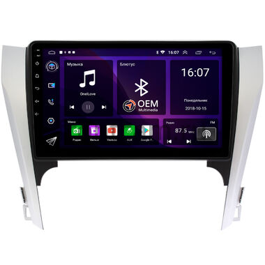 Toyota Camry XV50 2011-2014 OEM RK10-169-1 на Android 10 IPS (для авто с камерой, JBL)