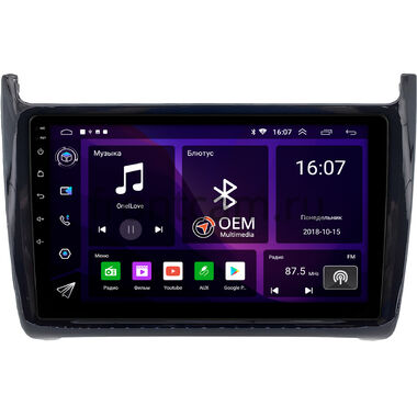 Volkswagen Polo 5 2009-2020 (глянцевая) OEM RK9-0490 на Android 10