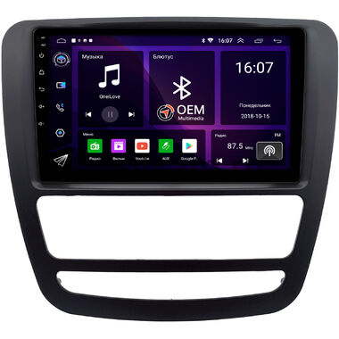 JAC T6 2015-2024 (черная) OEM RK9-0550 на Android 10