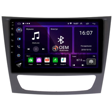 Mercedes-Benz E (w211), CLS (c219) (2004-2010) OEM RK9-451 на Android 10 IPS