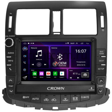 Toyota Crown (S200) 2008-2012 (Для авто c монитором и DVD) OEM RK9-5377 на Android 10 (CarPlay, AHD, 1/32)