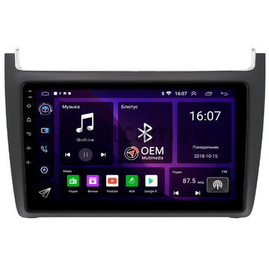 Volkswagen Polo 5 2009-2020 (матовая) OEM RK9-9091 на Android 10 (CarPlay, AHD, 1/32)