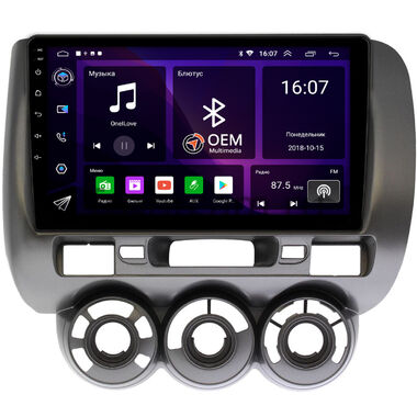 Honda Fit 2001-2008 (с кондиционером) OEM RK9-9187 на Android 10 (CarPlay, AHD, 1/32)