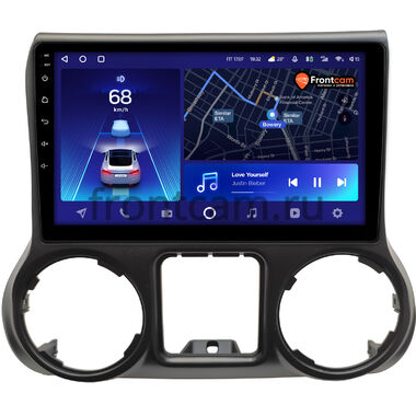 Jeep Wrangler 3 (JK) 2014-2018 Teyes CC2 PLUS 4/32 10 дюймов RM-10-0010 на Android 10 (4G-SIM, DSP, QLed)