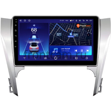 Toyota Camry XV50 (2011-2014) Teyes CC2 PLUS 4/32 10 дюймов RM-1003 на Android 10 (4G-SIM, DSP, QLed) (для авто с камерой, JBL)