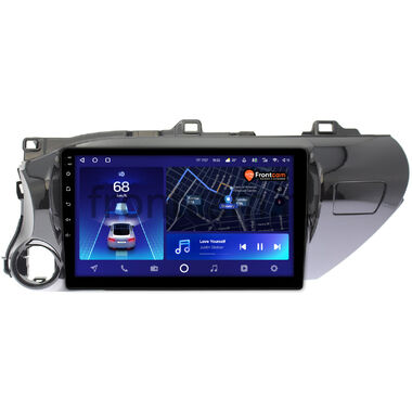 Toyota Hilux 8 2015-2024 (руль слева) Teyes CC2 PLUS 4/32 10 дюймов RM-1056 на Android 10 (4G-SIM, DSP, QLed) (для любой комплектации)