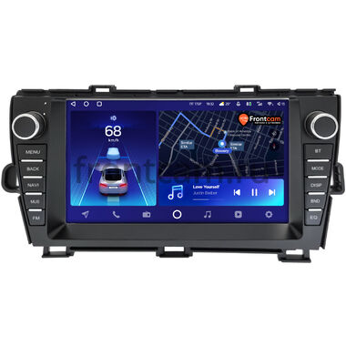 Toyota Prius 3 (XW30) 2009-2015 (левый руль) Teyes CC2 PLUS 4/32 9 дюймов RM-9-1325 на Android 10 (4G-SIM, DSP, QLed)