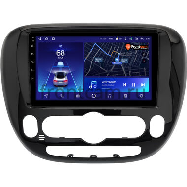 Kia Soul 2 2013-2019 (глянцевая, с климат-контролем, Тип 2) Teyes CC2 PLUS 4/32 9 дюймов RM-9-0662 на Android 10 (4G-SIM, DSP, QLed)