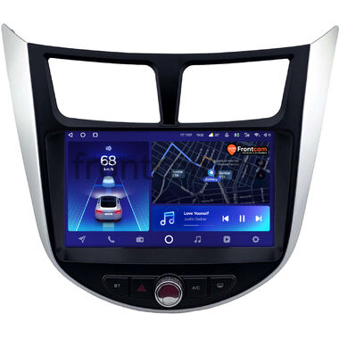 Hyundai Solaris, Accent 4 2010-2019 Teyes CC2 PLUS 4/32 9 дюймов RM-9-1874 на Android 10 (4G-SIM, DSP, QLed)