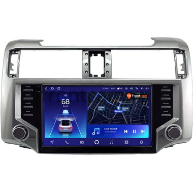 Toyota 4Runner 5 2009-2013 (серебренная, глянцевая) Teyes CC2 PLUS 4/32 9 дюймов RM-9-2229 на Android 10 (4G-SIM, DSP, QLed)