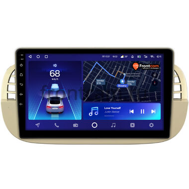 Fiat 500 2 (2007-2015) Teyes CC2 PLUS 4/32 9 дюймов RM-9-2805 на Android 10 (4G-SIM, DSP, QLed)