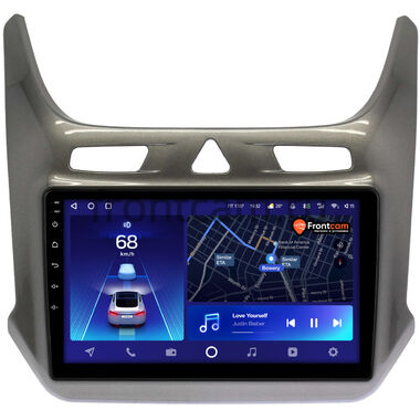 Chevrolet Cobalt 2 (2011-2024) (серый глянец) Teyes CC2 PLUS 4/32 9 дюймов RM-9446 на Android 10 (4G-SIM, DSP, QLed)