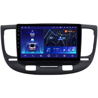 Kia Rio 2 2005-2011 (черная) Teyes CC2 PLUS 4/64 9 дюймов RM-9-0188 на Android 10 (4G-SIM, DSP, QLed)