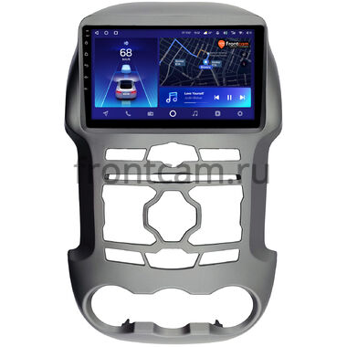 Ford Ranger 2 2006-2011 (серая, с сохранением кнопок) Teyes CC2 PLUS 4/64 9 дюймов RM-9-2143 на Android 10 (4G-SIM, DSP, QLed)