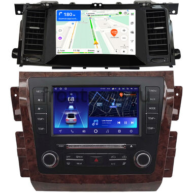 Infiniti QX56 2010-2013, QX80 2013-2020 (для авто без кнопки APPS) Teyes CC2 PLUS 4/64 9 дюймов RM-9-2222 на Android 10 (4G-SIM, DSP, QLed)