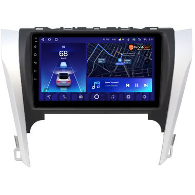 Toyota Camry XV50 2011-2014 (9 дюймов) Teyes CC2 PLUS 4/64 9 дюймов RM-9-3103 на Android 10 (4G-SIM, DSP, QLed)