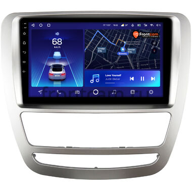 JAC T6 2015-2024 (серебренная) Teyes CC2 PLUS 4/64 9 дюймов RM-9-4282 на Android 10 (4G-SIM, DSP, QLed)