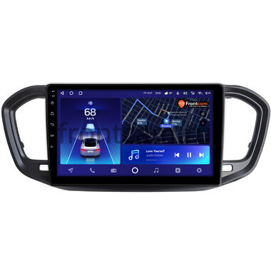 Lada Vesta (NG), Aura 2024-2025 (черная, матовая) Teyes CC2 PLUS 4/64 9 дюймов RM-9-9820 на Android 10 (4G-SIM, DSP, QLed)