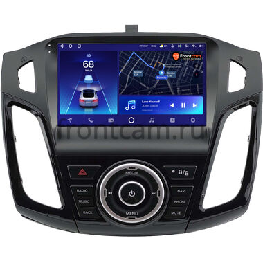 Ford Focus 3 2011-2019 (черная, глянцевая, Тип 2) Teyes CC2 PLUS 6/128 9 дюймов RM-9-0845 на Android 10 (4G-SIM, DSP, QLed)