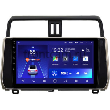 Toyota Land Cruiser Prado 150 2017-2024 (бронзовая) Teyes CC2L PLUS 1/16 10 дюймов RM-10-0308 на Android 8.1 (DSP, IPS, AHD) (для авто с 4 камерами)