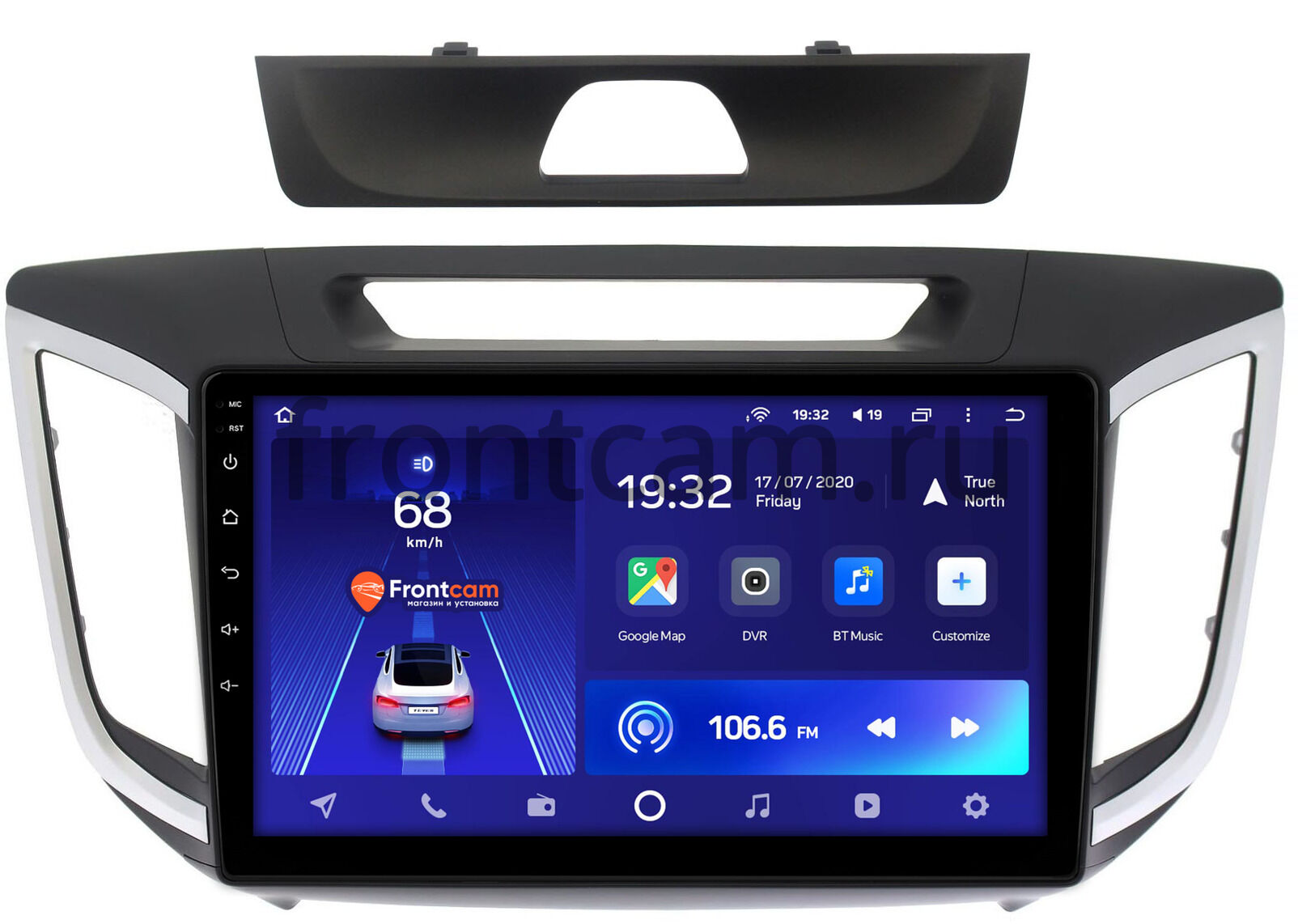 Штатное головное устройство Hyundai Creta (2016-2021) Teyes CC2L PLUS 1/16  10 дюймов RM-1028 на Android 8.1 (DSP, IPS, AHD)