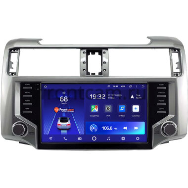 Toyota 4Runner 5 2009-2013 (серебренная, глянцевая) Teyes CC2L PLUS 1/16 9 дюймов RM-9-2229 на Android 8.1 (DSP, IPS, AHD)