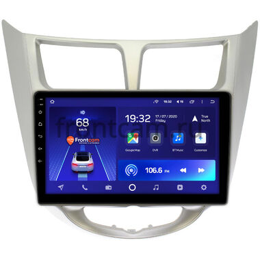 Hyundai Solaris, Accent 4 (2010-2019) (серебро) Teyes CC2L PLUS 1/16 9 дюймов RM-9270 на Android 8.1 (DSP, IPS, AHD)
