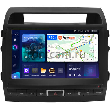 Toyota Land Cruiser 200 2007-2009 (Тип C, матовая) Teyes CC3 2K 4/32 10.36 дюймов RM-10-0939 на Android 10 (4G-SIM, DSP, QLed)
