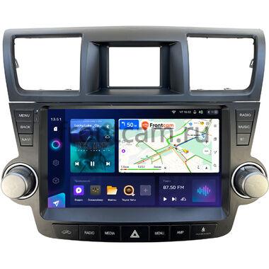 Toyota Highlander (U40) 2007-2013 для авто без усилителя (Тип3) Teyes CC3 2K 360 6/128 10.36 дюймов RM-10-1180 на Android 10 (4G-SIM, DSP, QLed)