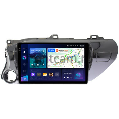 Toyota Hilux 8 2015-2024 (руль слева) Teyes CC3 2K 360 6/128 10.36 дюймов RM-1056 на Android 10 (4G-SIM, DSP, QLed) (для любой комплектации)